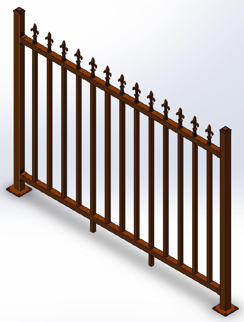 鋁藝護(hù)欄型材